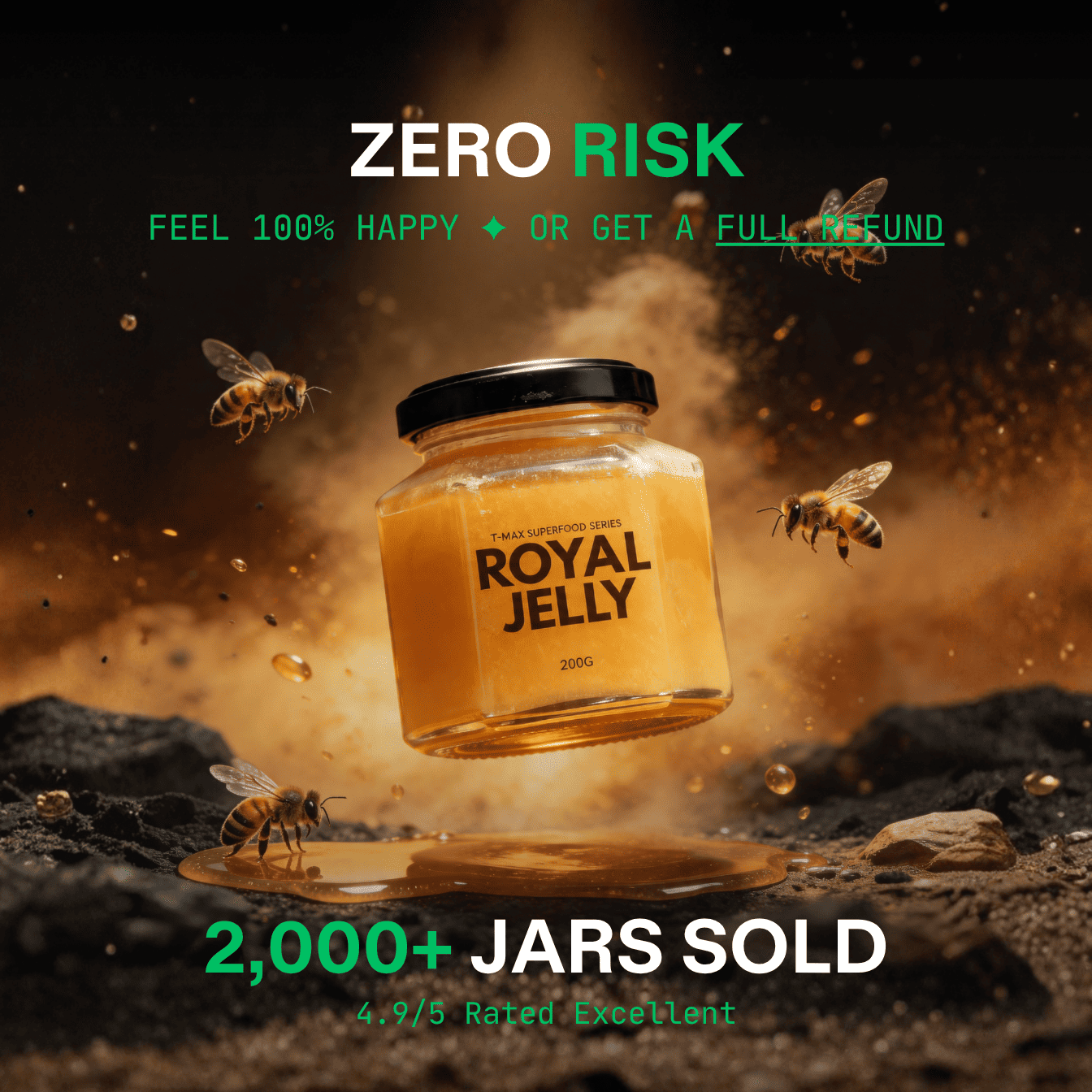T - MAX Royal Jelly - Limited Edition Superfood - T - MAX