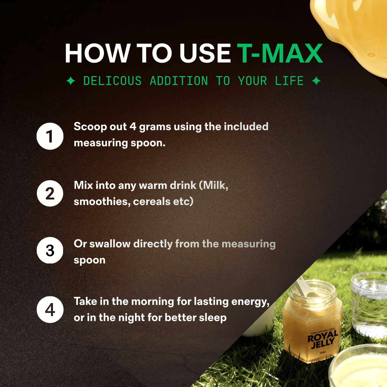 T - MAX Royal Jelly - Limited Edition Superfood - T - MAX