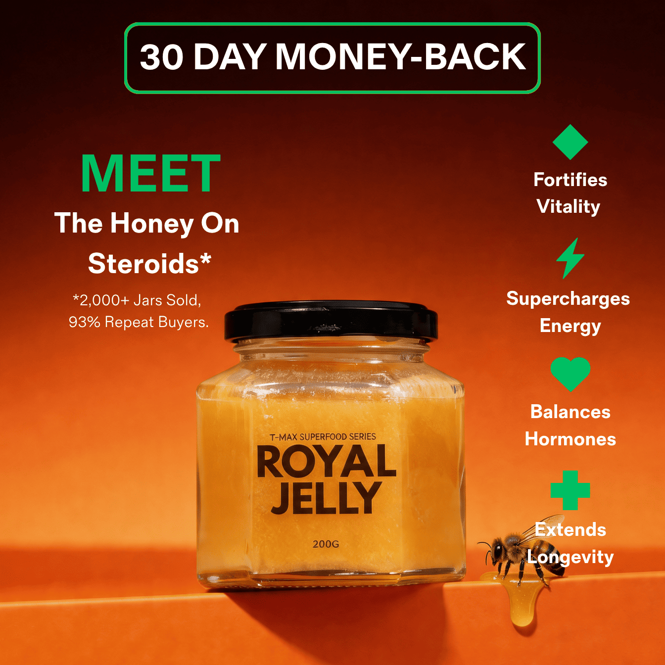 T - MAX Royal Jelly - Limited Edition Superfood - T - MAX